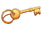 Key, symbol of the Kingdom